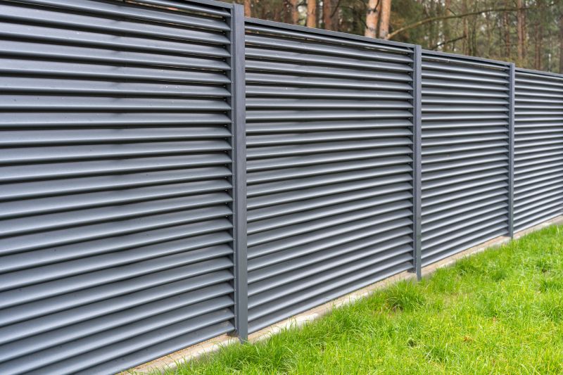 Modern Metal Fence