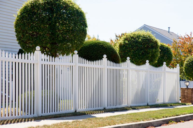 Vinyl Fence with Decorative Posts