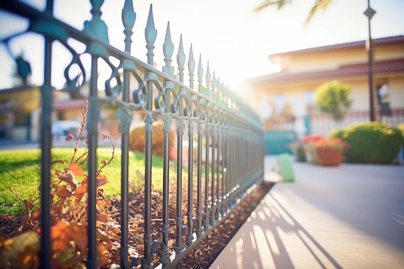 Ornamental Iron Fence Service detail
